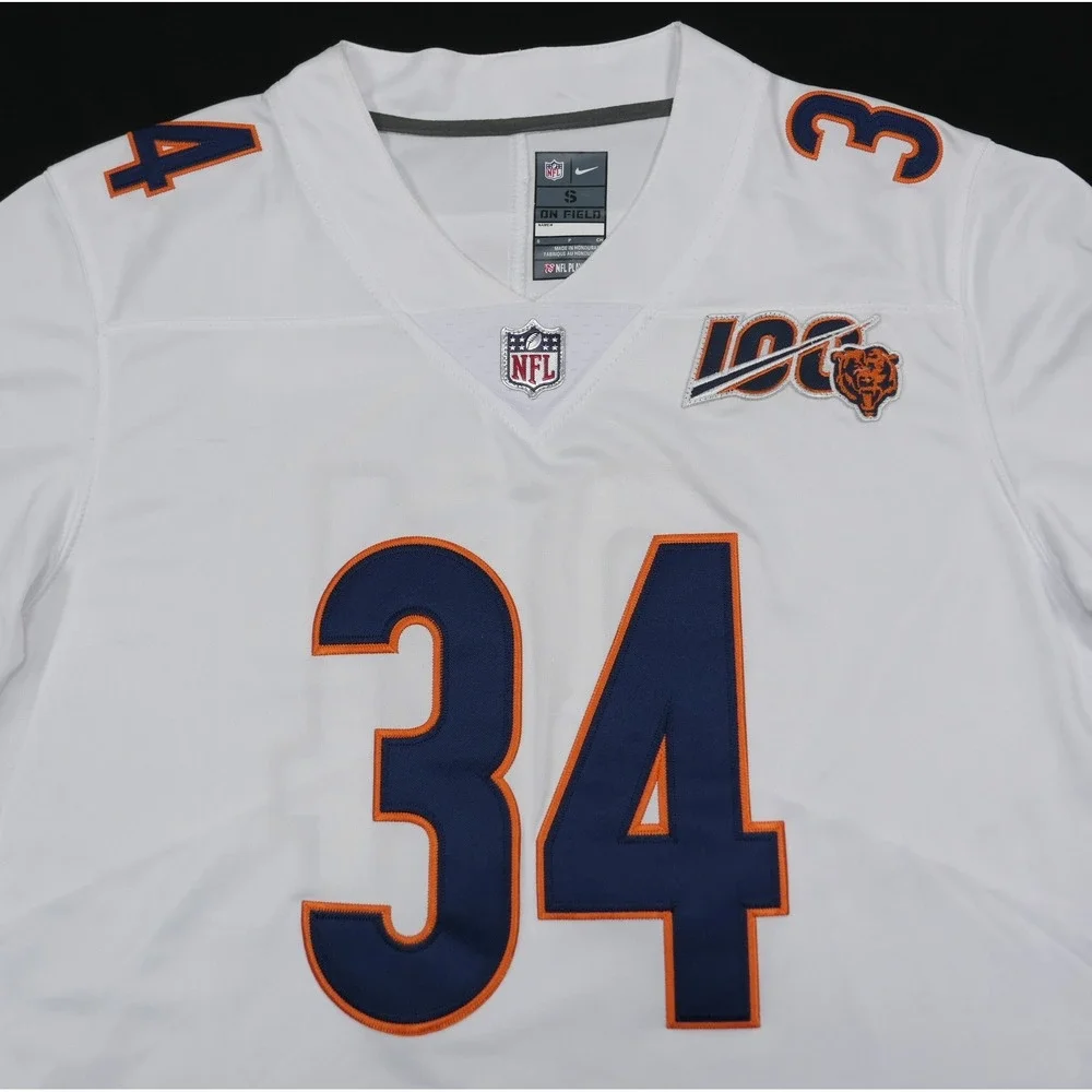 Nike Chicago Bears Walter Payton NFL 100th Anniversary Jersey S/M White SEWN